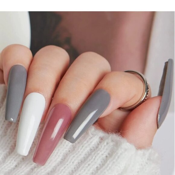 💥3/$30💥NIB - AZUREBEAUTY 6-Pc Dip Powder Nail Kit Classic Nude - Romantic Pink - Picture 3 of 9